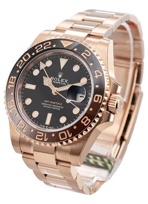 gmt master rolex rose gold|Rolex GMT Master 2 diamonds.